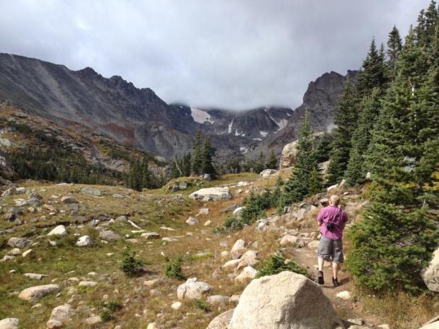 Lake Isabelle Trail in Indian Peaks Wilderness Area